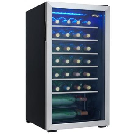 Danby 3.3 cu.ft., 36-bottle Freestanding Wine Cooler DWC93BLSDBR1 IMAGE 1