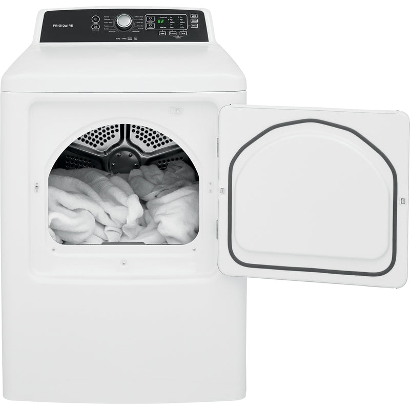 Frigidaire 6.7 cu. ft. Electric Dryer with Anti-Wrinkle CFRE4120SW IMAGE 2