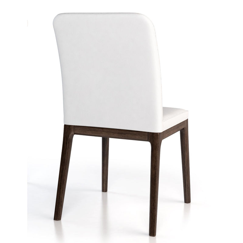 Colibri Lucia Dining Chair Lucia Side Chair - White/Walnut IMAGE 2