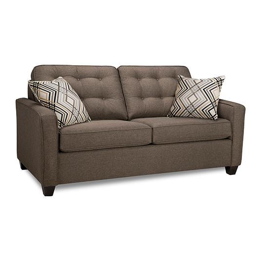 Simmons Upholstery Canada Carly Fabric Sleeper Loveseat 1044-73 Chalet Chocolate IMAGE 1