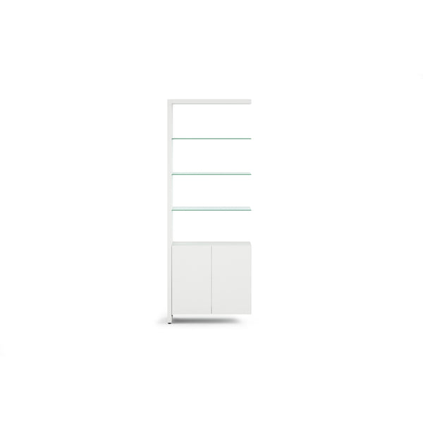 BDI Bookcases 4-Shelf BDILINEASH5802ASW IMAGE 1