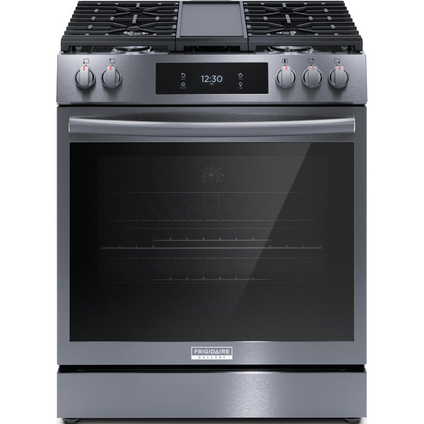 Frigidaire Gallery 30-inch Gas Range with Convection Technology GCFG3060BD IMAGE 1