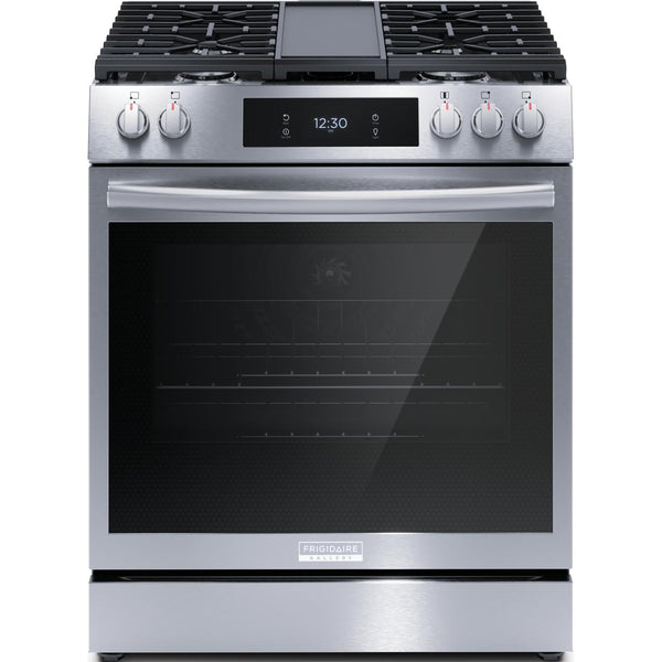 Frigidaire Gallery 30-inch Gas Range with Convection Technology GCFG3060BF IMAGE 1