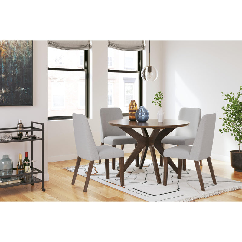 Signature Design by Ashley Round Lyncott Dining Table with Pedestal Base D615-15 IMAGE 6