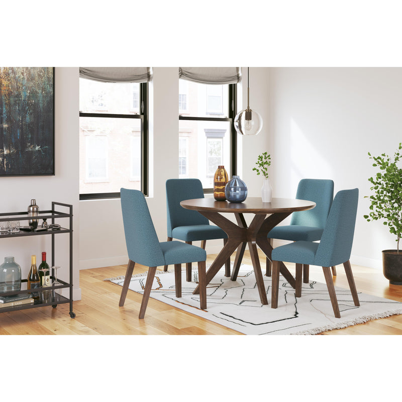 Signature Design by Ashley Round Lyncott Dining Table with Pedestal Base D615-15 IMAGE 8
