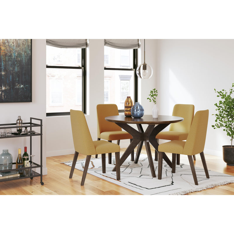 Signature Design by Ashley Round Lyncott Dining Table with Pedestal Base D615-15 IMAGE 9