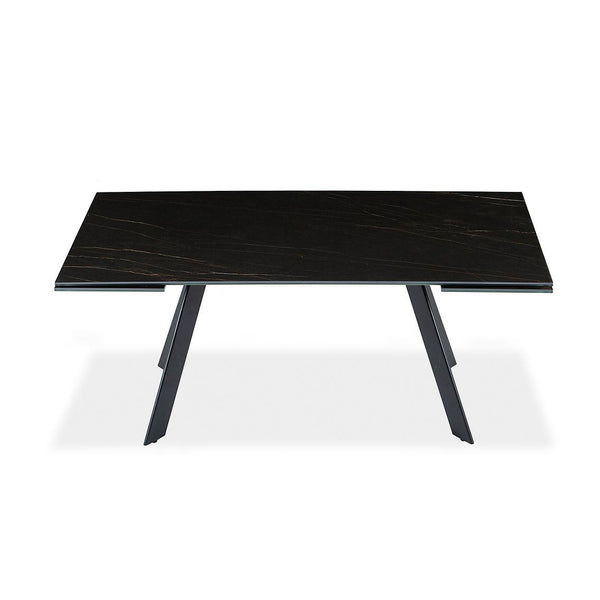 Colibri Oliver Dining Table with Marble Top Oliver Dining Table - Black Passion IMAGE 1