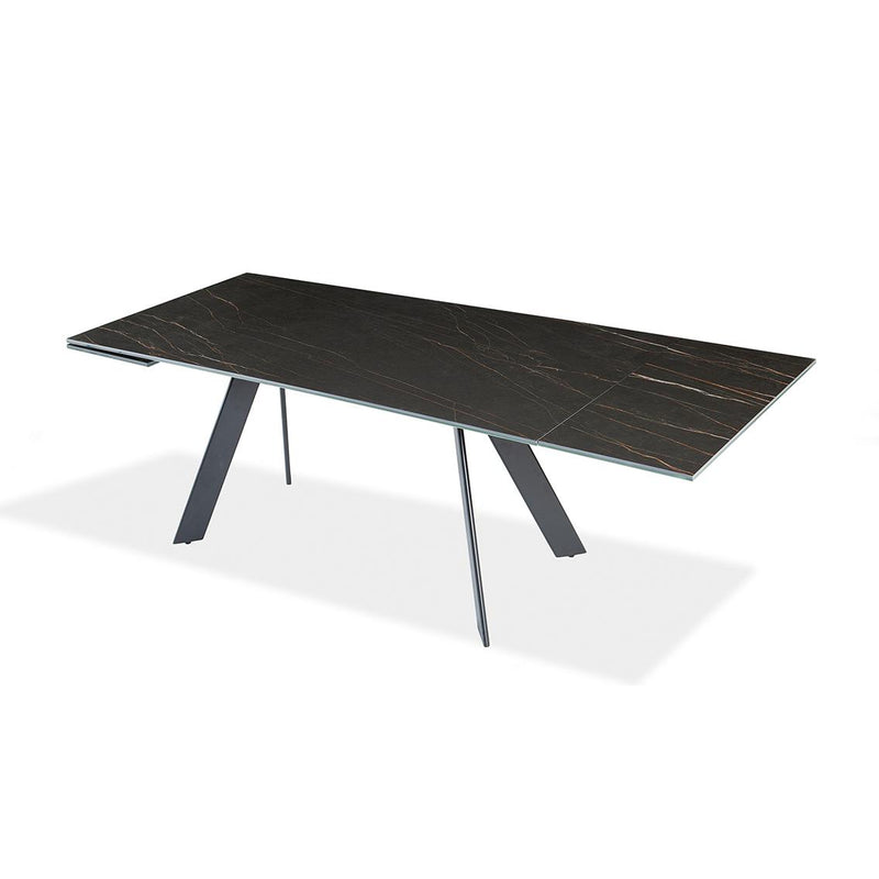Colibri Oliver Dining Table with Marble Top Oliver Dining Table - Black Passion IMAGE 2