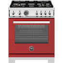 Bertazzoni 30-inch Freestanding Gas Range PRO304BFGMROT IMAGE 1