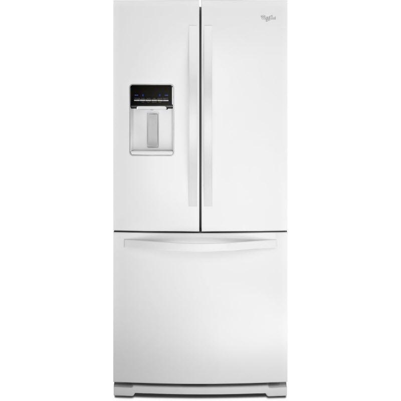 Whirlpool 30-inch, 19.6 cu. ft. French 3-Door Refrigerator with Ice and Water WRF560SEYW IMAGE 1