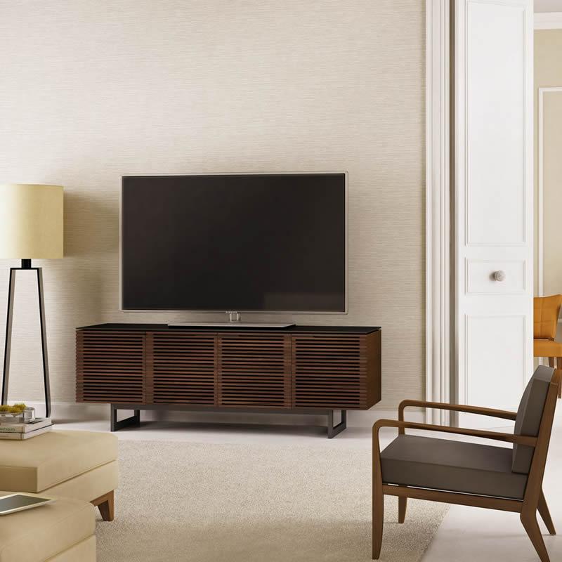 BDI Corridor TV Stand with Cable Management BDICORR8179CHOCO IMAGE 4