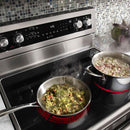 KitchenAid 30-inch Freestanding Electric Range YKFED500ESS IMAGE 2