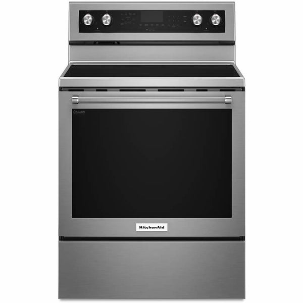 KitchenAid 30-inch Freestanding Electric Range YKFEG510ESS IMAGE 1