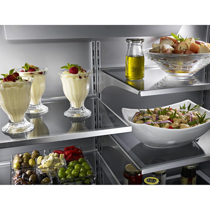 KitchenAid 43-inch, 24.2 cu.ft. Built-in French 3-Door Refrigerator with Platinum Interior Design KBFN502EPA IMAGE 4