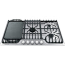  Frigidaire Professional 36-inch Built-In Gas Cooktop FPGC3677RS IMAGE 4