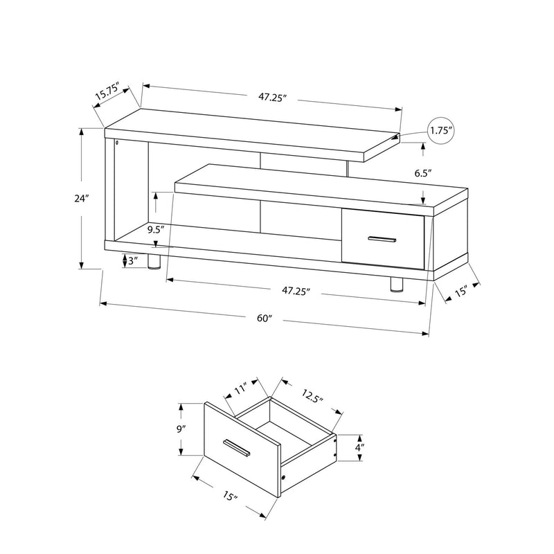 Monarch Flat Panel TV Stand I 2574 IMAGE 5