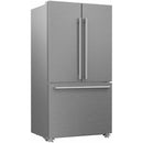  Blomberg 36-inch, 18.7 cu. ft. French 3-Door Refrigerator with Ice and Water BRFD 2230 SS IMAGE 2