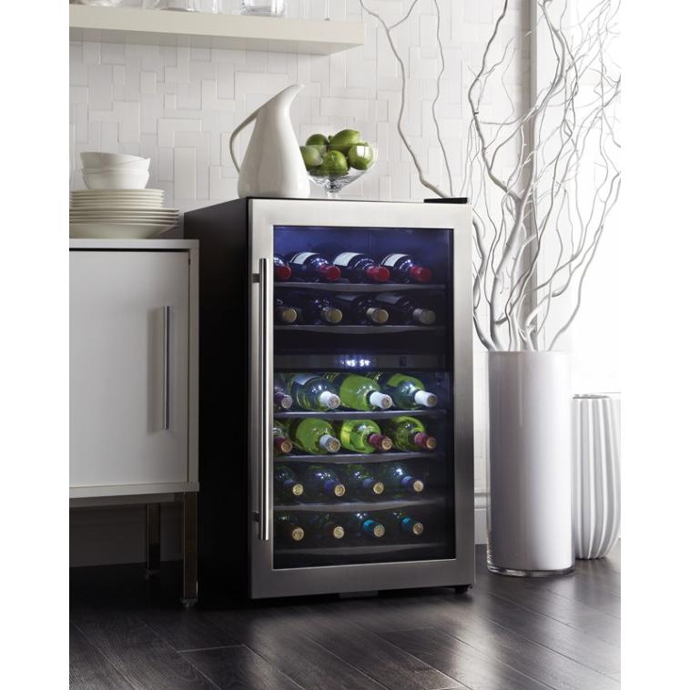 Danby 4 cu. ft. 38-bottle Freestanding Wine Cooler DWC040A3BSSDD IMAGE 2