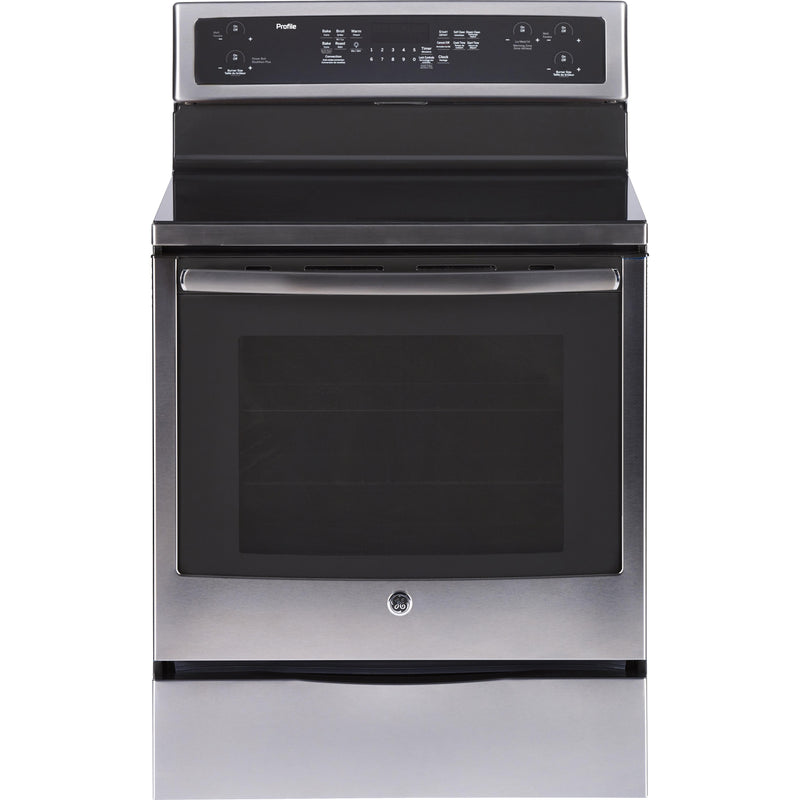  GE Profile 30-inch Freestanding Electric Range PCB915SKSS IMAGE 1