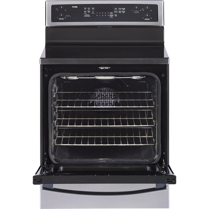  GE Profile 30-inch Freestanding Electric Range PCB915SKSS IMAGE 2