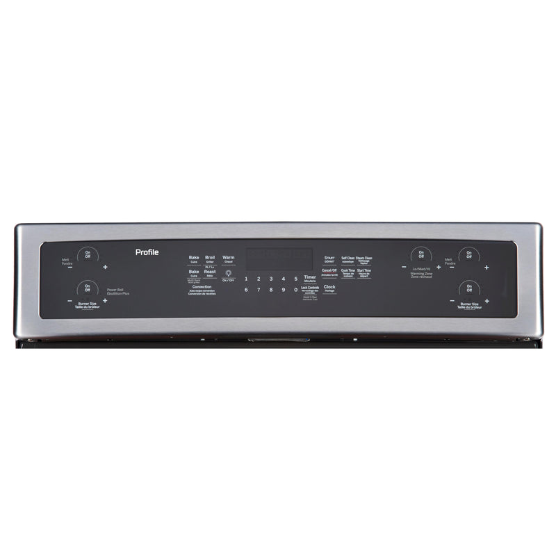  GE Profile 30-inch Freestanding Electric Range PCB915SKSS IMAGE 3
