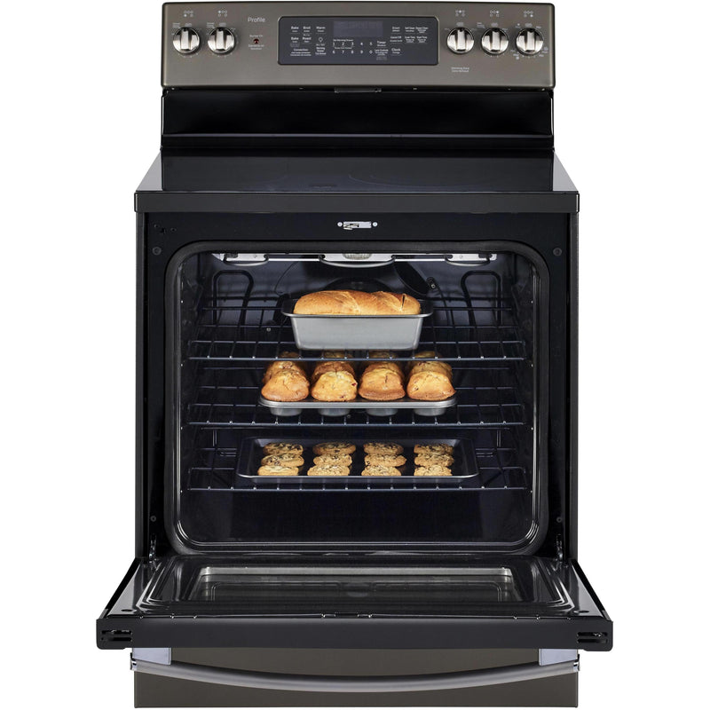 GE Profile 30-inch Freestanding Electric Range PCB940EKES IMAGE 3
