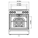  Blomberg 30-inch Freestanding Electric Range BERU 30420 CSS IMAGE 3