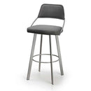 Trica Furniture Wish Counter Height Stool Wish Counter Height Swivel Stool - Meteor/Teton Smoke IMAGE 1