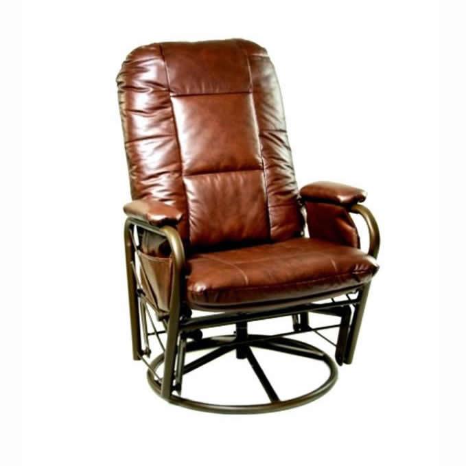 PEL International Eko Series 18 Swivel, Glider Leather Recliner 183109 IMAGE 1