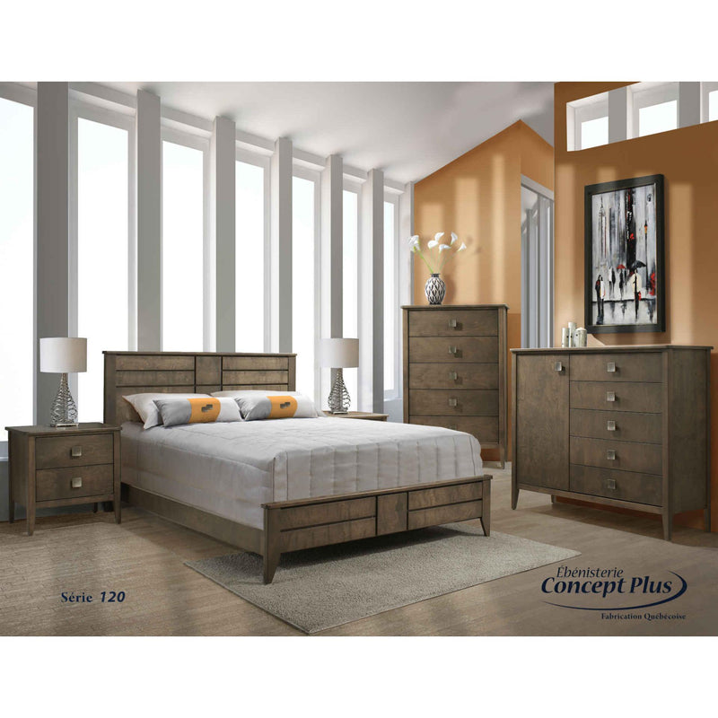 Concept Plus Queen Panel Bed 120-60 IMAGE 2