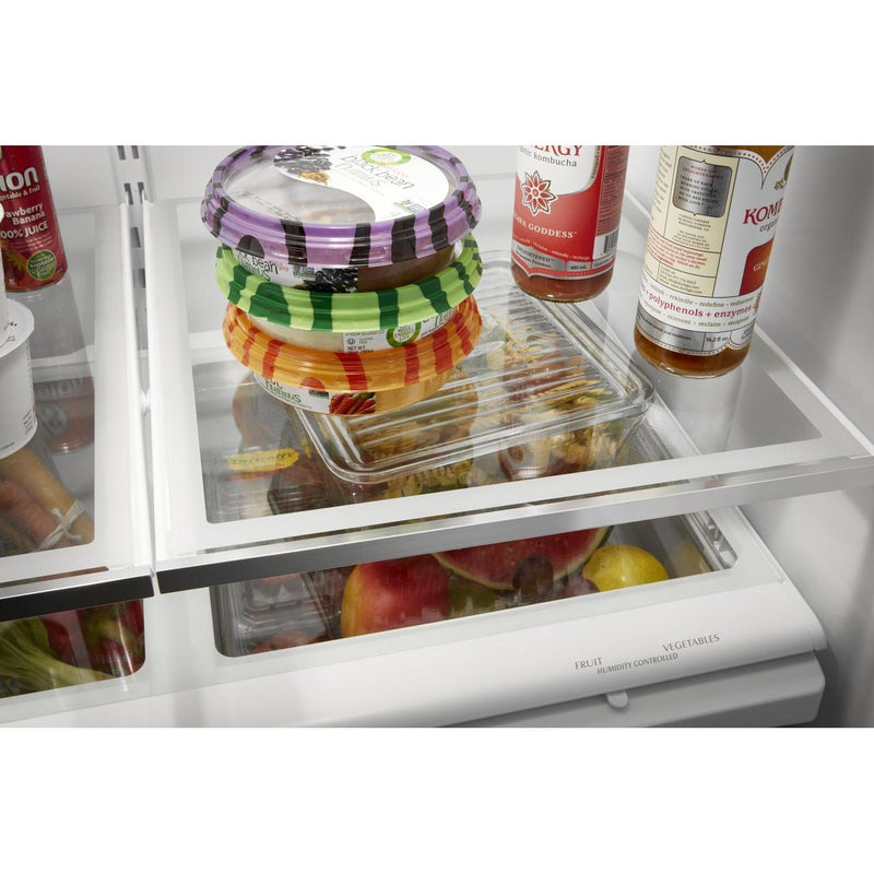 Whirlpool 33-inch, 22.1 cu.ft. Freestanding French 3-Door Refrigerator with Accu-Chill™ System WRF532SNHZ IMAGE 7