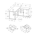 Monarch Computer Desk I 7288 IMAGE 5