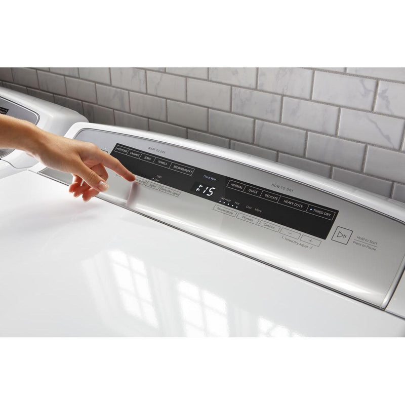 Whirlpool 7.4 cu.ft. Electric Dryer with AccuDry™ Sensor Drying Technology YWED7500GW IMAGE 2