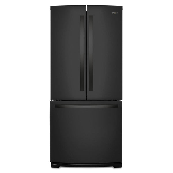 Whirlpool 30-inch, 19.68 cu.ft. Freestanding French 3-Door Refrigerator with FreshFlow™ Air Filter WRF560SFHB IMAGE 1