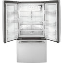  GE 33-inch, 18.6 cu. ft. Counter-Depth French-Door Refrigerator GWE19JSLSS IMAGE 2