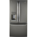  GE Profile 33-inch, 17.5 cu.ft. Freestanding French-Door Refrigerator with FrostGuard™ Technology PYE18HMLKES IMAGE 1