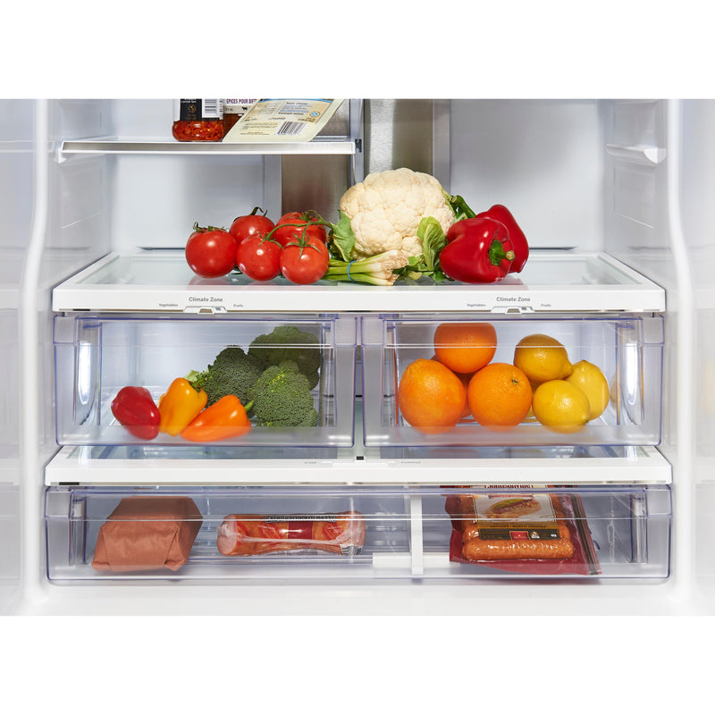  GE Profile 30-inch, 20.8 cu. ft. French 3-Door Refrigerator PNE21NSLKSS IMAGE 5