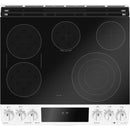  GE Profile 30-inch Slide-In Electric Range PCS940DMWW IMAGE 2