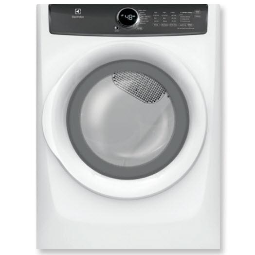 Electrolux 8.0 cu.ft. Front Load Electric Dryer with Perfect Steam™ EFMC427UIW IMAGE 1