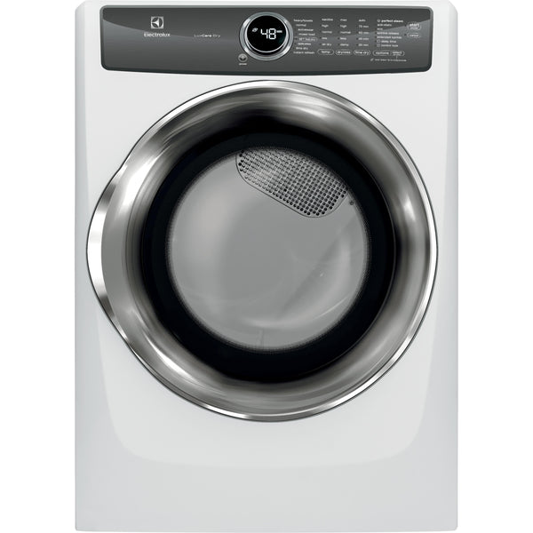 Electrolux 8.0 cu.ft. Front Load Electric Dryer with Perfect Steam™ EFMC527UIW IMAGE 1