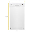  Whirlpool 18-inch Built-in Dishwasher with Stainless Steel Tub WDF518SAHW IMAGE 2