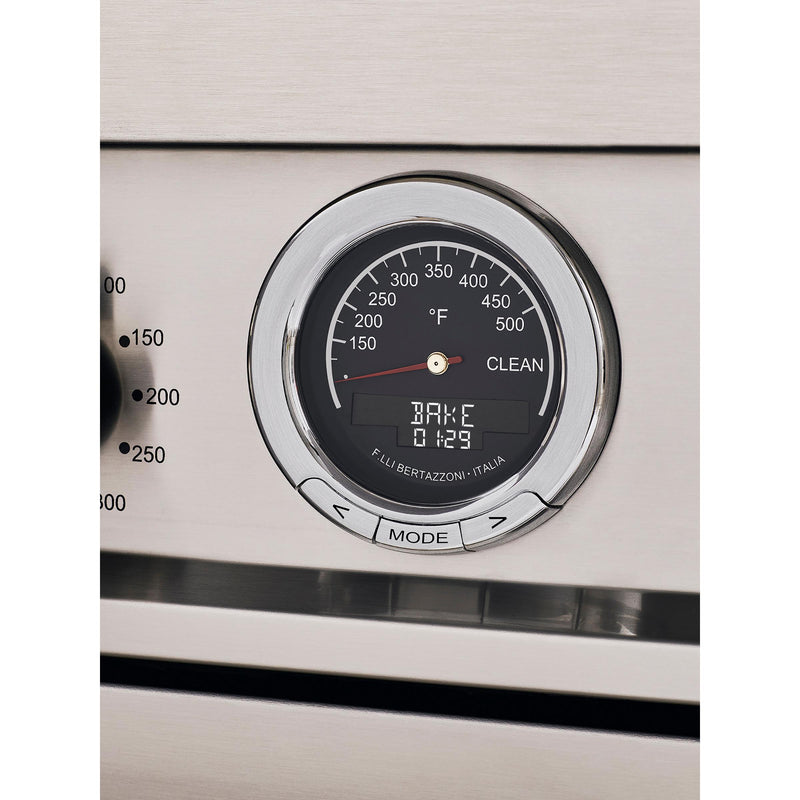 Bertazzoni 30-inch Freestanding Induction Electric Range with Self-Clean Oven PROF304INSNET IMAGE 2
