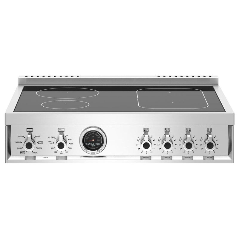 Bertazzoni 30-inch Freestanding Induction Electric Range with Self-Clean Oven PROF304INSNET IMAGE 4