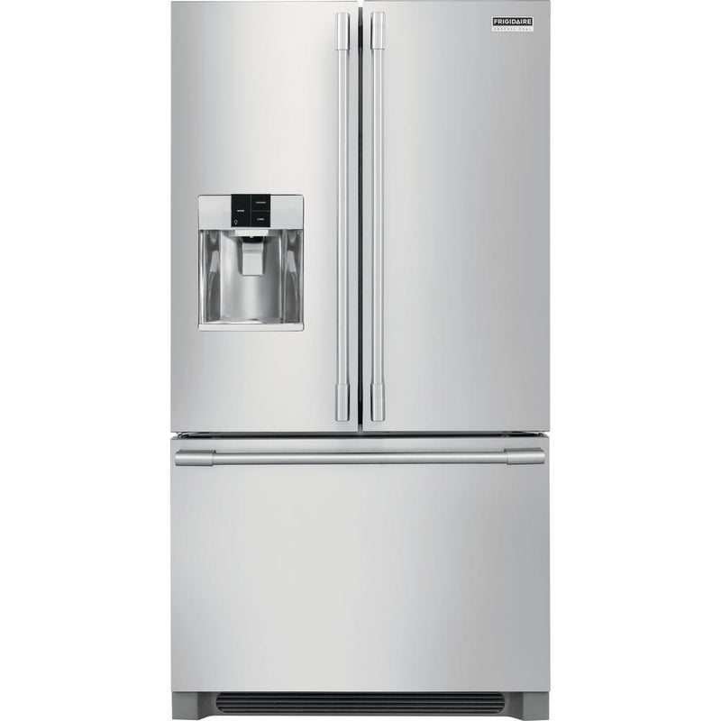  Frigidaire Professional 36-inch, 27.8 cu.ft. Freestanding French 3-Door Refrigerator with External Water and Ice Dispensing System FPBS2778UF IMAGE 1