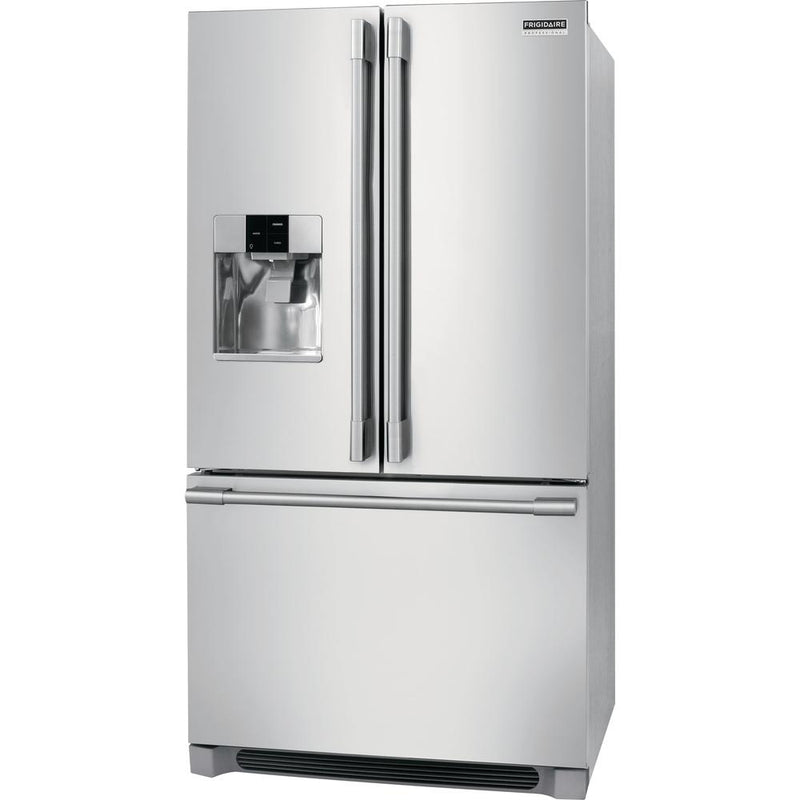  Frigidaire Professional 36-inch, 27.8 cu.ft. Freestanding French 3-Door Refrigerator with External Water and Ice Dispensing System FPBS2778UF IMAGE 3