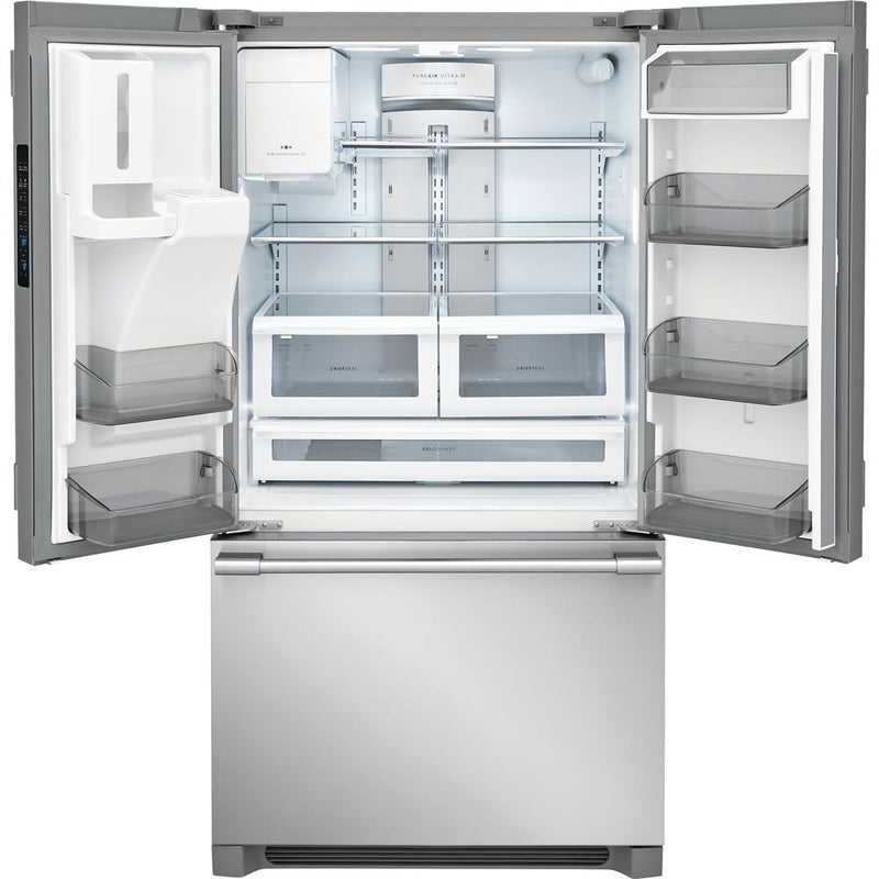  Frigidaire Professional 36-inch, 27.8 cu.ft. Freestanding French 3-Door Refrigerator with External Water and Ice Dispensing System FPBS2778UF IMAGE 4