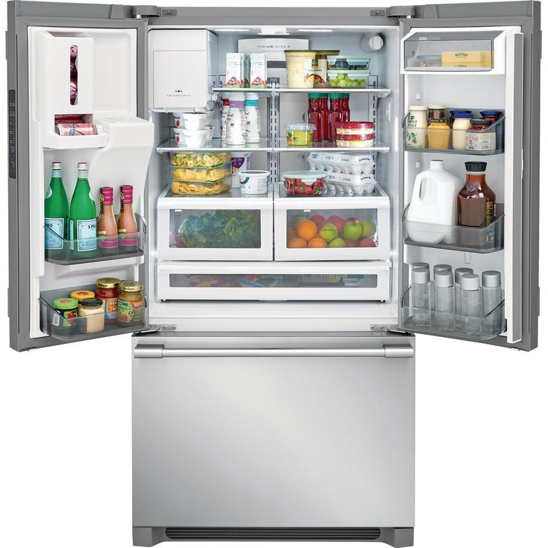  Frigidaire Professional 36-inch, 27.8 cu.ft. Freestanding French 3-Door Refrigerator with External Water and Ice Dispensing System FPBS2778UF IMAGE 5