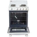  Danby 24-inch Freestanding Electric Range DER244WC IMAGE 3
