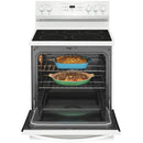  Frigidaire Gallery 30-inch Freestanding Electric Range with Steam Cleaning CGEF3036UW IMAGE 3