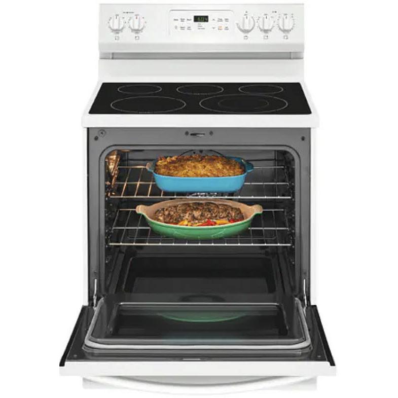 Frigidaire Gallery 30-inch Freestanding Electric Range with Steam Cleaning CGEF3036UW IMAGE 3